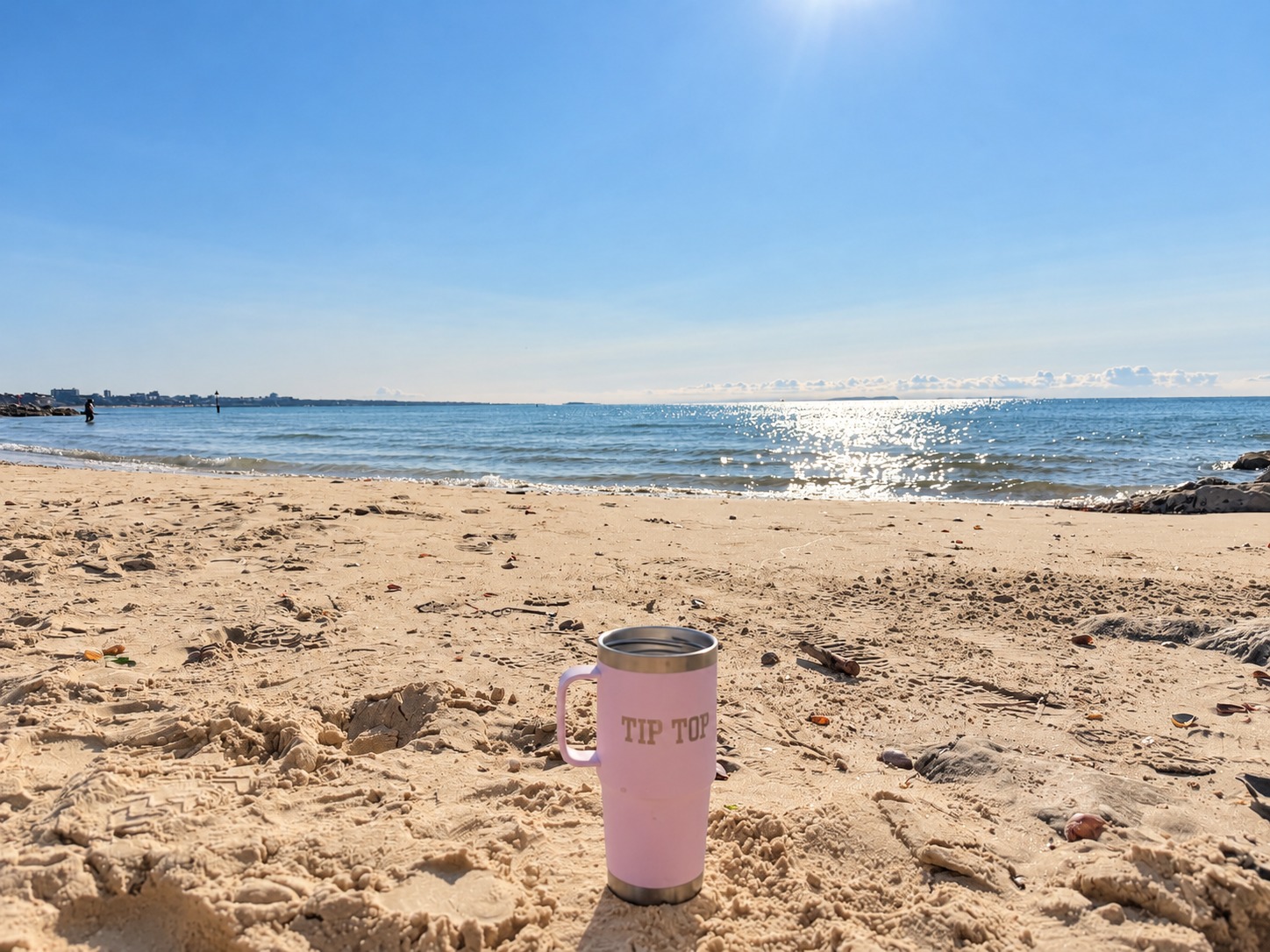 Sand and sea near Poole